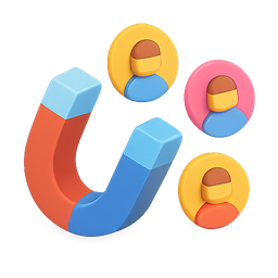 magnet, 3d, colorful