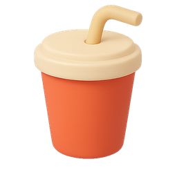 cup, straw, beverage