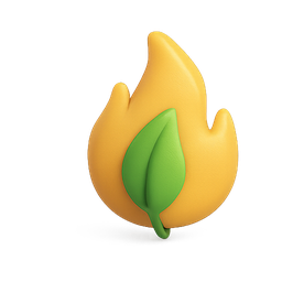 flame, yellow, green