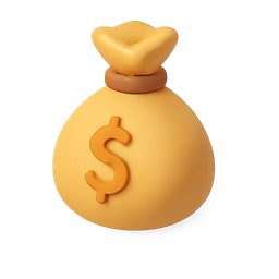 money, bag, currency
