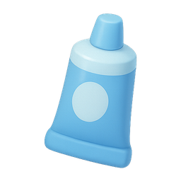 glue, blue, container