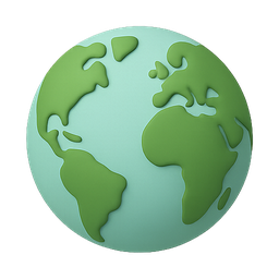 earth, globe, 3d