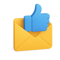 thumbs up, email, communication