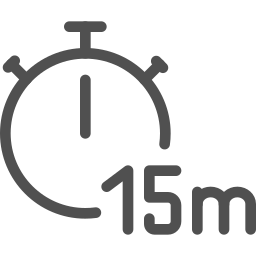 15 minutes alarm chronometer