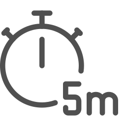 5 5 minutes chronometer