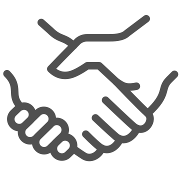 Agreement, collaboration, handshake icon vector icon