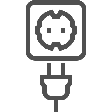 electrical safety, electricity, outlet vector icon
